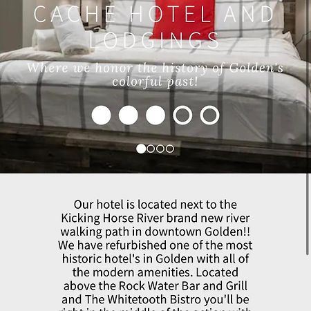 The Cache Hotel And Lodgings Golden Eksteriør billede